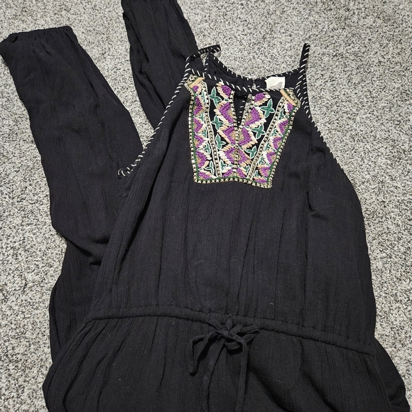 Anthropologie Pants - Anthro Jumpsuit with Beaded Embellishments